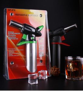 1300039C Metal Dab Jet Butane Torch Lighter Windproect Jet Flames Micro Butane Torch Lighter Professional Kitchen Torch Lighter 5625937