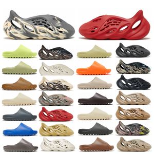 Pantofole firmate Uomo Donna slider Foam Runner Vermillion Mineral Blue Onyx Pure Sandali Slide Slipper Ocra Bone Resin Clog Desert Ararat runr slides scarpa 36-48