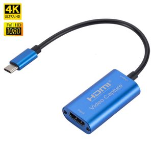 Communications Capture OBS Cable Adapter 1080P Type C Hdmi-compatible USB 3.0 Video Grabber for PC Game Camera Recording Live Streaming