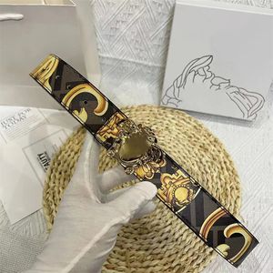 Classic Belts for Women Designer Mens Standard Length Gold Letters Fine Leather Belt Fashion Lychee Pattern Trend