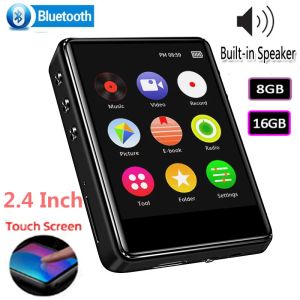 Jogadores IQQ X62 Novo Bluetooth MP3 Player Clip Full Touch Screen Construído em Alto-falante HiFi Lossless Música FM Rádio Ebook Reading Video Play