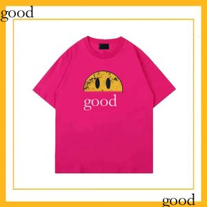 Mens Designer Drew Camiseta Algodão Mulheres Respirável Impressão Smiley Moda Manga Curta Tops Soltos Simples Drews Moda Casal Tees Justin Bieber Top Quality 815