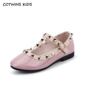 Sneakers Kid Shoes 2021 New Autumn Girls Brand for Baby Stud Fashion Children Princess Sandals Party Dance Ballet Soft Sole Solid Flats