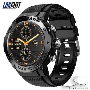 Watches Lokmat Attack 5 Sport Smart Watches Men Bluetooth Call Phone Watch Custom Watch Face Fitness Tracker 2022 för Android Xiaomi iOS