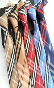 Modaya uygun Men039s Tie 18 Renk Eşleşen Patchwork Sulange Plaid Stripes Joker Mükemmel Minimalist Stil Moda İş Tie6678934