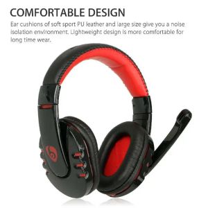 Hörlurar/headset HIFI trådlöst spelhuvud med mic hörlurar omgivning för PC Computer Gamer Laptop New Xbox för Nintendo Switch