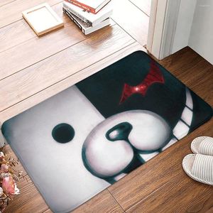 Mattor danganronpa trigger Happy Havoc Anime Anti-Slip Doormat Kitchen Mat Boss Hallway Carpet Welcome matta inomhus Dekorativ