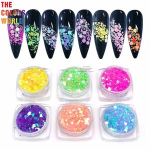 TCT-420 Chunky Nails Glitter Nail Art Decoration Body Art Makeup Tumbler Crafts Handwork Diy Accessories Festival Party Leverantör 240220