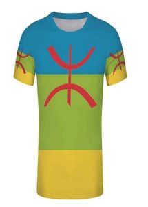 Kabyle algeria tshirt algeri country berbers etnik nefes alabilen hızlı drydring spor tişört çocuk kısa kol üstleri unisex outfi x6199748