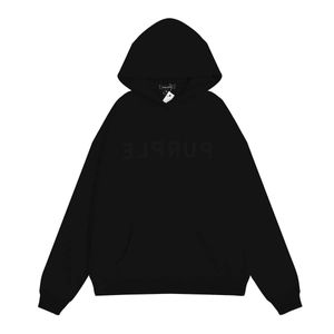 Mens hoodie Luxury Brand Purple Man Purple Brand Hoodie Classic Letter Embroidered Loose Hoodie Sweater for Men and Women L528