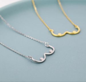 10PCS Female Sexy Breast Lactation Chain Necklace Feminist Artistic Body Chest Stainless Steel Sea Wave Shape Pendant Charm Chain Choker for Women Girl