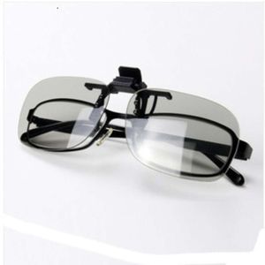 Communications Clip-On Glasses Circular Lenses Polarised Real D Cinemas For Movies Theatre Cinema Passive 3D TV