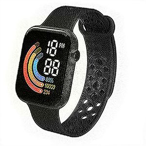 Dla Xiaomi New Smart Watch Men Men Smartwatch LED zegar Waterproof Waterproof Wireless ładowanie Silikonowe Digital Sport zegarek A101