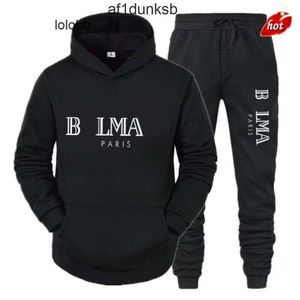 Tracksuit Balmanly Hoodie Ballmainly Ballman Hoodie BalMin Balmani Suit clo Sportkläderbyxorna Spår Pure Fashion Suit Designer Sweatshirt Men Samma män V1CM