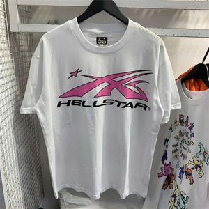 Homens camisetas 2024 Hellstar Camiseta Manga Curta Tee Homens Mulheres Alta Qualidade Streetwear Hip Hop Moda Hellstar Camiseta Hell Star Hellstar Curto H1