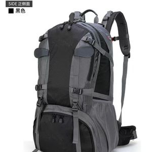 Mochila de caminhada de poliéster de grande capacidade, de alta qualidade, notebook de negócios, bolsa de esportes ao ar livre masculina, mochila de viagem de designer