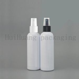 Butelka 50pcs 100 ml pusta biała sprayowa butelka plastikowa, fiolka z płynnością, pojemnik na pompę sprayową 100 cm3, mgły sprayerowe butelki perfum