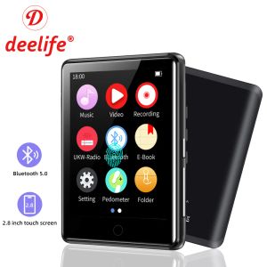 Player Deelife Mp3 Touch Player Bluetooth 5.0 Ekran Kayıpsız Hifi Müzik Kaydedici Destek FM Radyo