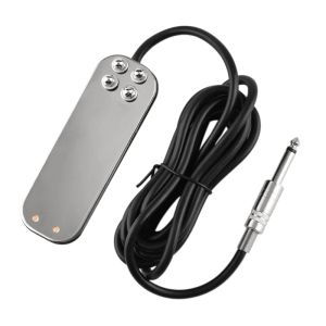 Tattoos F1FF Professional Stainless Steel Tattoo Foot Switch Pedal with Cord 1.4m Kit for Tattoo Machine Power Supply