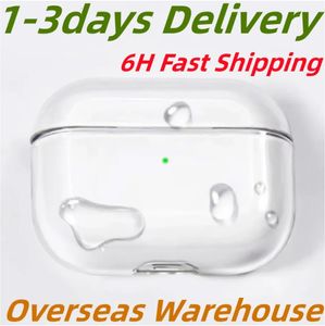 Per Apple Airpods Pro 2 2a generazione airpod 3 pro Accessori per cuffie Custodia protettiva in silicone TPU solido per auricolare Custodia antiurto per ricarica wireless