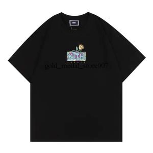 Kith Tom och Jerry T-shirt Designer Men toppar kvinnor avslappnade ärmar Sesame street tee vintage modekläder tees outwear tee topp över stora man shorts 548