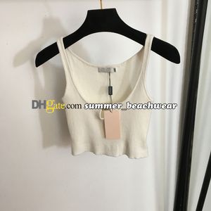 Strick-Camisole, sexy Slim-Fit-Strickweste, niedriger Ausschnitt, gestrickt, ärmellose Weste mit Loch, Sommer-Outdoor-Sweatshirt, Yoga-Weste