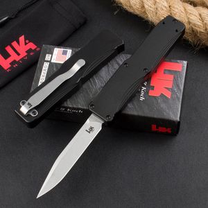 Nuova lama in acciaio D2 HK 14800 EPIDEMIC OTF Coltello automatico 6061 T6 Manici in alluminio aeronautico Attrezzo da campeggio esterno Coltelli tascabili EDC UT85 UT88 3300 3400 4600 C07 A07