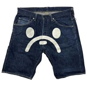 Mäns shorts y2k haruku hip-hop retro tryckväska denim gym män och kvinnor 2023 sommar ny rock gotisk basket shorts j240228