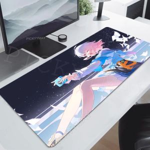 Kuddar Honkai Star Rail Mousepad Keyboard Pads Stora Gaming Mouse Pad Anime Computer Gamer Mouse Mats Gummi Desk Pad 100x50cm