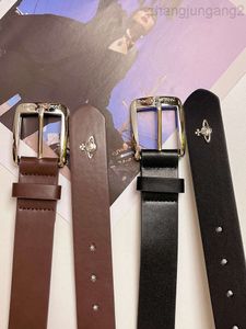 Designer Vivianes Westwoods Belt Viviennr Empress Dowager Xis Classic Casual Saturn Belt mångsidig och mångsidig för män och kvinnor avancerad 2024