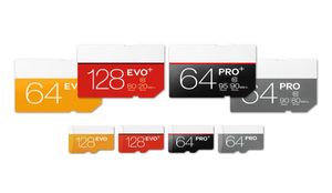 2020 Ny ankomst 16 GB 32 GB 64 GB Pro Class10 TF Flash Card för surfplatta PC Digitalkamera smarta telefoner med SD Adapter Retail Packing9614113