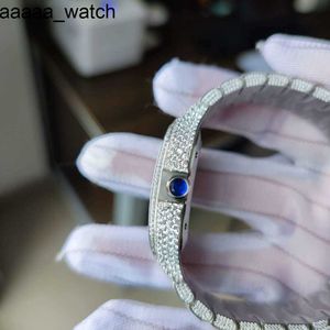 カーターズダイヤモンドは40mm最高品質のニュートメンズブレスレットローマアラブアラブメーカーダイヤルオートマチックメンズリストウォッチステインススチールアイスアウトクラシックサファイアアウト