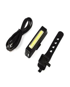 Cometa USB recarregável cabeça luz traseira COB LED vermelho de alto brilho 100LM ciclismo bicicleta dianteira traseira luzes de aviso de segurança 33464449284