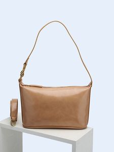 Designerbags0815 Shoulder Bags Two layer cowhide Women Niche womens modern tote bag leather bag large capacity commuting cowhide underarm bag cross bag for women