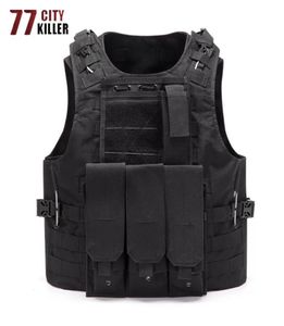 77City Killer Combat Hunting Molle Vest Soldier Tactical Vest Army CS Jungle Camouflage Carrier Shooting4495215