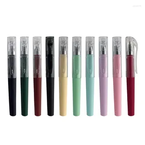 10Pcs Small Refillable Gel Pen Large Ink Volume Quick Dry Write Smoothly Business Signing For Office Women Men