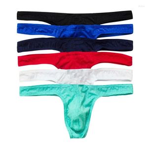 Underpants 1/6PCS Mens Briefs Breathable Underwear Cotton Low Waist Male Solid Panties Rise Bikini Exotic Jockstraps