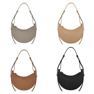 Luxuriöse Handtaschen aus Rindsleder mit großem Fassungsvermögen, verstellbarer Schultergurt im Halbmondstil, beliebte Herrentasche Numero Dix Schwarz Grau Beige Tragetaschen Neue Damen