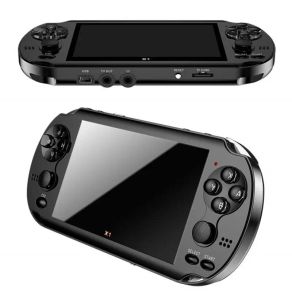 Gamepads X1 Game Console For PSP 4.3inch Game Console Nostalgic Classic DualShake Game Console 8G Builtin 10 000 Games 8/16/32/64 Bit