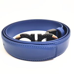 Mens Designer Belt Ceinture Homme 3,5 cm bred bälte slät läder avancerad resort casual stil bälte bicolor small d mönster lyx 8 bälte spänne 95-125 cm längd