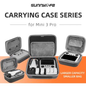 Väskor Sunnylife Carrying Case för DJI Mavic Mini 3 Pro Drone Body Portable Box RC Remote Control Bag Fly Mer Cine Premium Combo Case