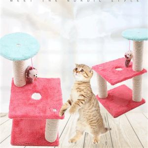 Scratchers Cat Scratcher Tree for Cats Scratching Post Mouse Plush Cat Climbing Frame Toy Scratch for Cats Furniture Pet Products