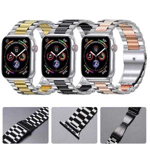 Designer för IWatch Ultra 49mm band Apple Watch 8 7 6 SE 5 4 Rostfritt stål Band Buckle Adapter Link Armband Watchband 41mm 45mm 4044mm 38 42mm DesignerVdk0Vdk0