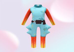 New Kids Cosplay Costume For Teen Boys Girls Romper Clothes Halloween Christmas Children Jumpsuitmask Outfit PlaySuit Fishstick Q4987764
