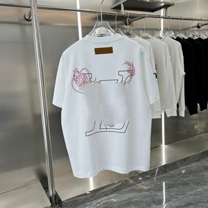 メンズデザイナーTシャツ真新しい黒い白い白いショートスリーブティーウーマングラフィティパターンデザイナーシャツポロシャツサイズS-XXXL