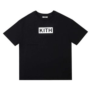 Kith Mens Tasarım T-Shirt İlkbahar Yaz 3color Tees Tatil Kısa Kollu Mektuplar Baskı Üstleri Boyut Aralığı S-XXL 359
