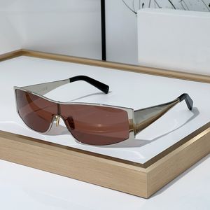 luksurys projektanci okularów przeciwsłonecznych damskie okulary przeciwsłoneczne maska ​​okulary przeciwsłoneczne euro amerykańskie trend dobrej jakości metalowe szklanki ramy mężczyźni pełne ramy gogle lunette soleil