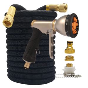 Reels Expandable Magic Home and Garden Hose 25100FT Flexible High Pressure Car Wash Pipe House Farm Watering Gun Set Hose Accesorries