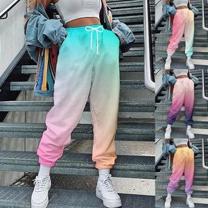 Kvinnors byxor Kvinnor Sweatpants Baggy Cotton Casual Joggers Hög midja Athletic Pant Winter Clothing Suits For Women