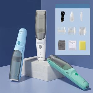 Baby Hair Clipper Włosy Trimmer Elektryczne włosy golarki Zestaw do cięcia włosów USB ssanie włosów wodoodporne D02 22 Dropsh 240219